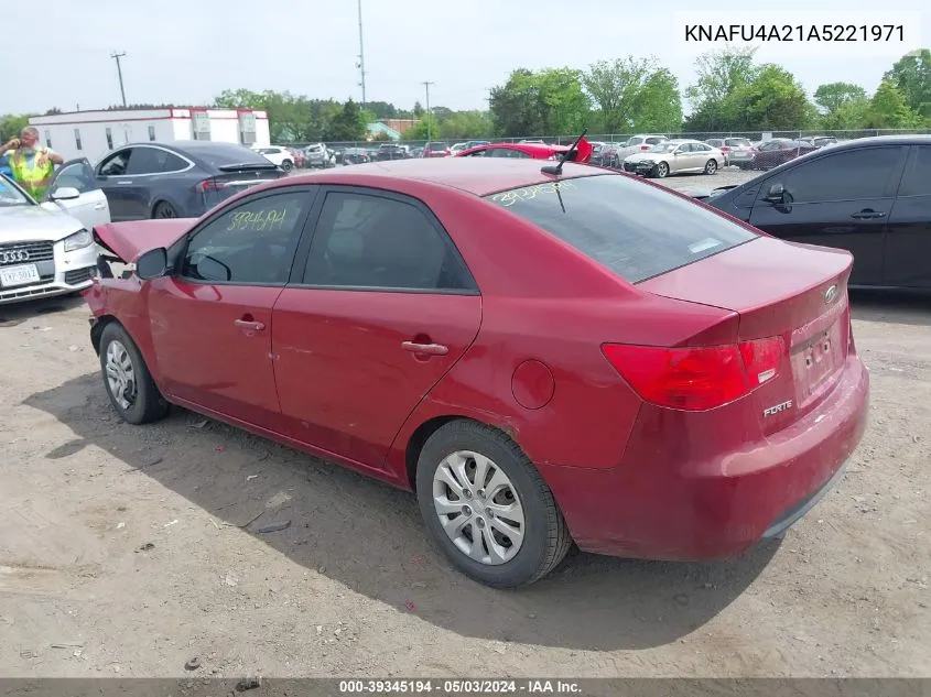 KNAFU4A21A5221971 2010 Kia Forte Ex