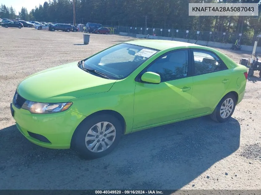 KNAFT4A28A5087043 2010 Kia Forte Lx