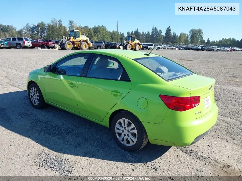 KNAFT4A28A5087043 2010 Kia Forte Lx