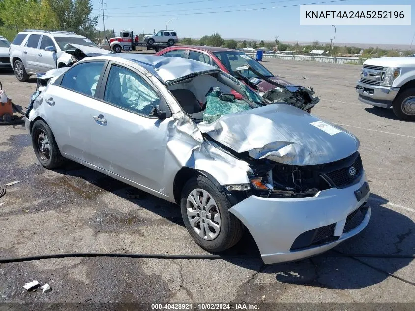 KNAFT4A24A5252196 2010 Kia Forte Lx