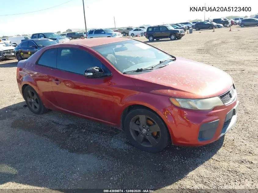 KNAFU6A20A5123400 2010 Kia Forte Koup Ex