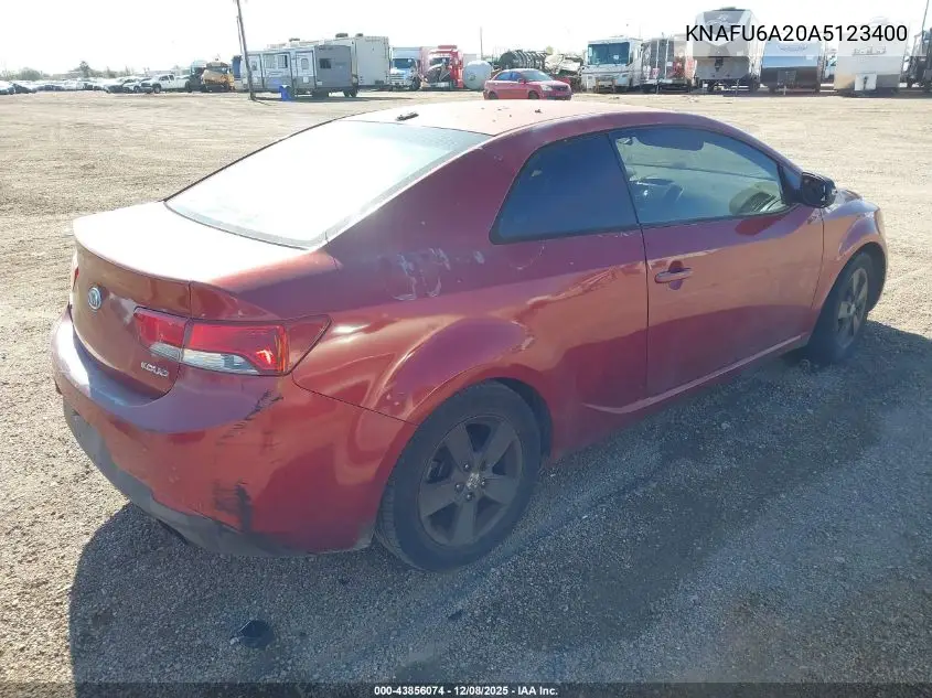 KNAFU6A20A5123400 2010 Kia Forte Koup Ex