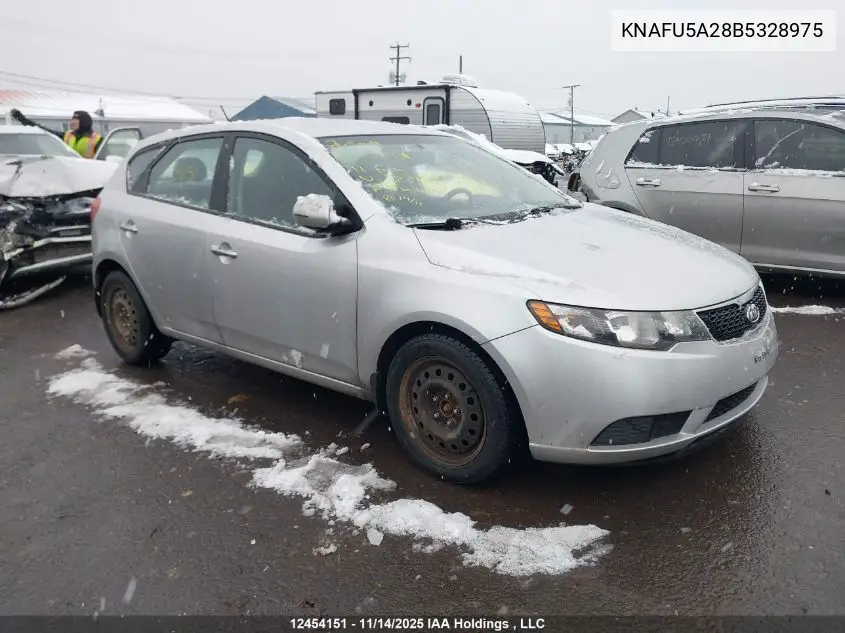 KNAFU5A28B5328975 2011 Kia Forte Ex