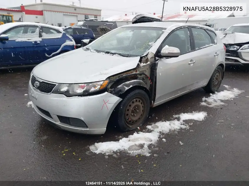 KNAFU5A28B5328975 2011 Kia Forte Ex