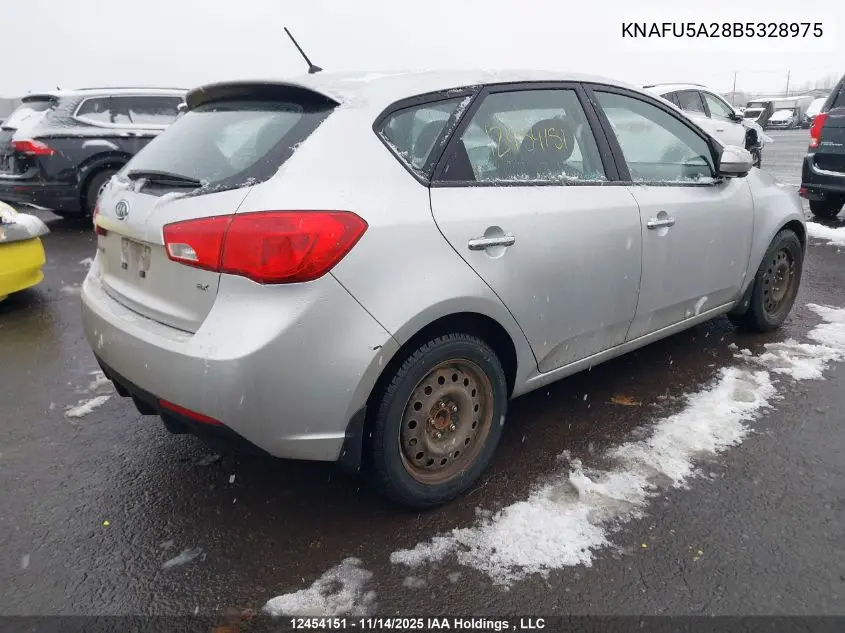 KNAFU5A28B5328975 2011 Kia Forte Ex