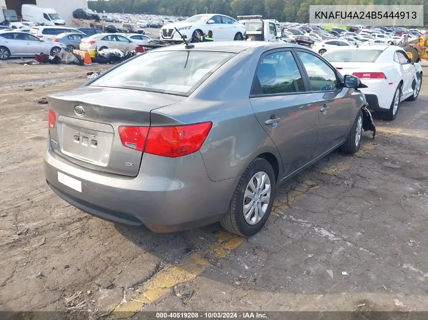 KNAFU4A24B5444913 2011 Kia Forte Ex