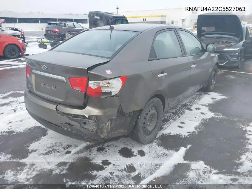 KNAFU4A22C5527063 2012 Kia Forte Ex