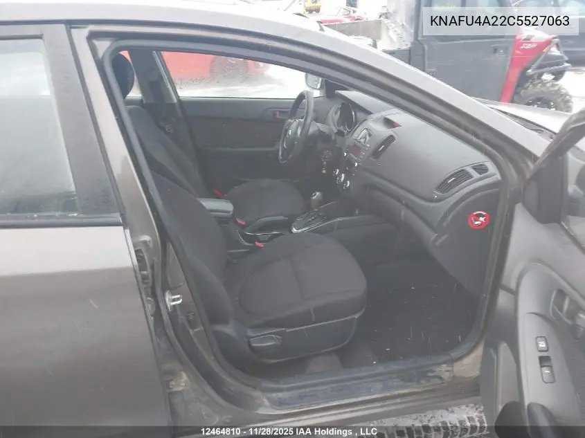 KNAFU4A22C5527063 2012 Kia Forte Ex