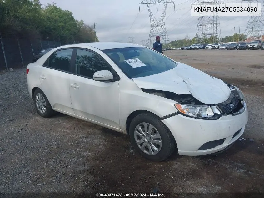 KNAFU4A27C5534090 2012 Kia Forte Ex