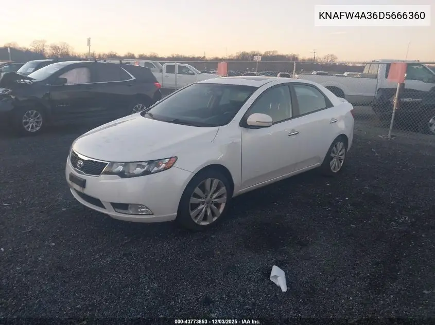 KNAFW4A36D5666360 2013 Kia Forte Sx