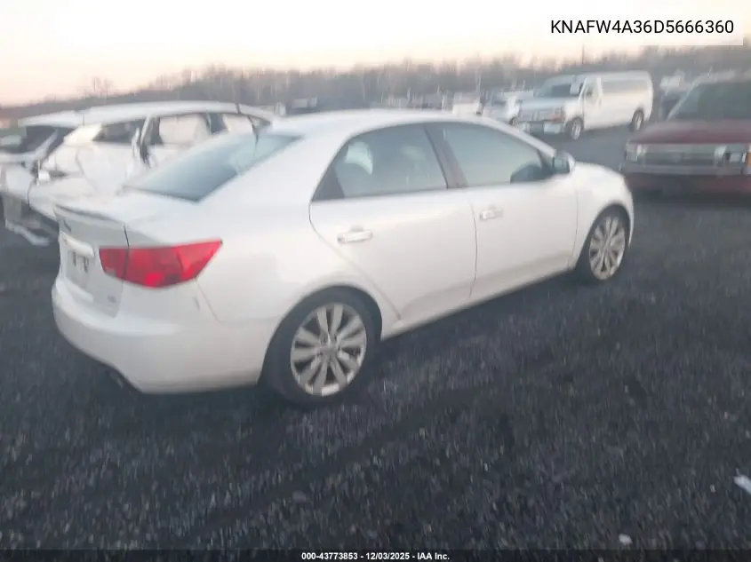 KNAFW4A36D5666360 2013 Kia Forte Sx
