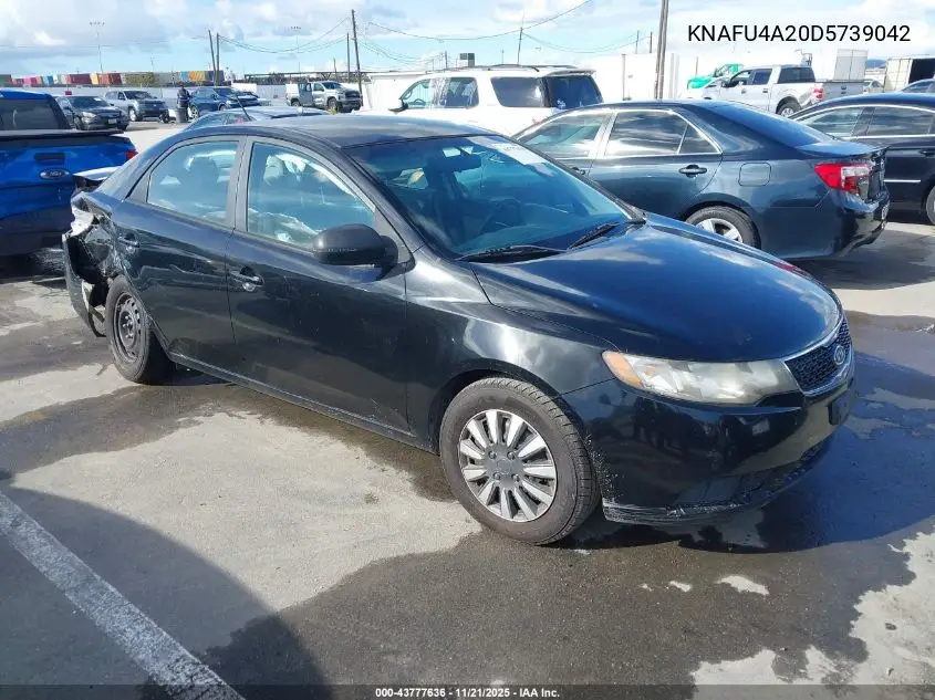 KNAFU4A20D5739042 2013 Kia Forte Ex