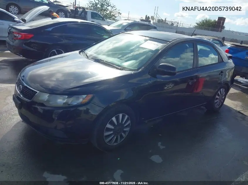 KNAFU4A20D5739042 2013 Kia Forte Ex