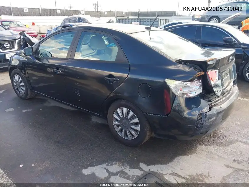 KNAFU4A20D5739042 2013 Kia Forte Ex