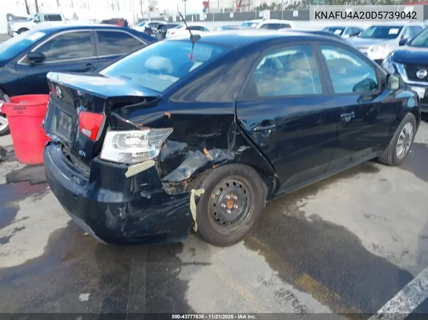 KNAFU4A20D5739042 2013 Kia Forte Ex