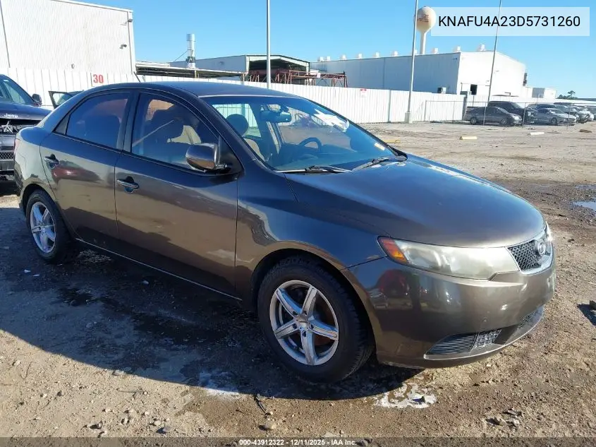 KNAFU4A23D5731260 2013 Kia Forte Ex