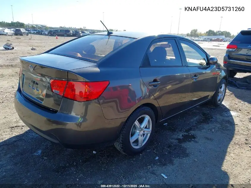 KNAFU4A23D5731260 2013 Kia Forte Ex