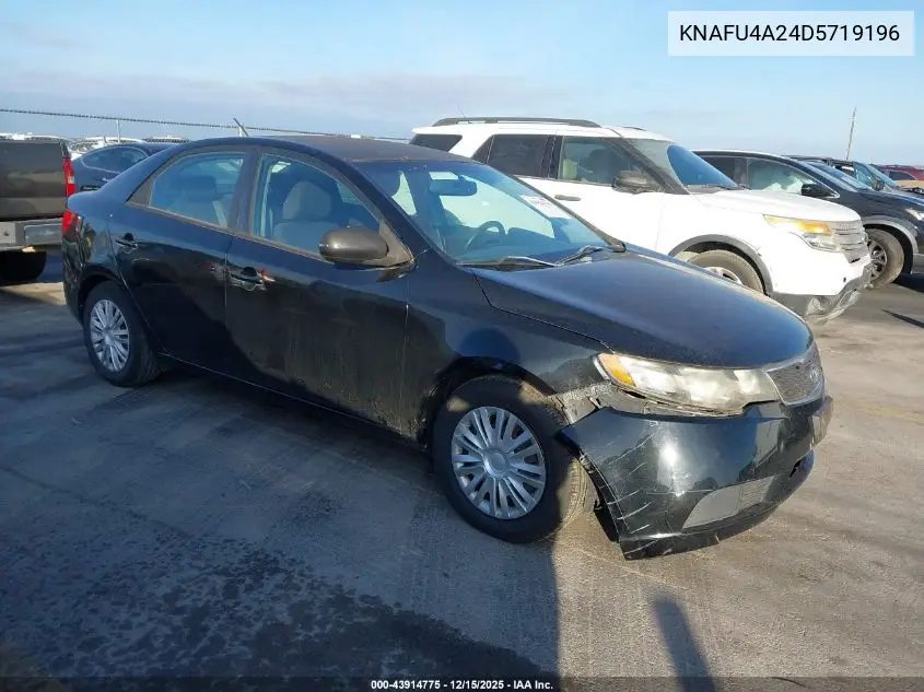 KNAFU4A24D5719196 2013 Kia Forte Ex