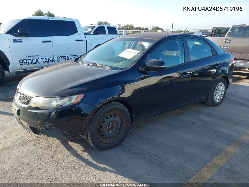 KNAFU4A24D5719196 2013 Kia Forte Ex
