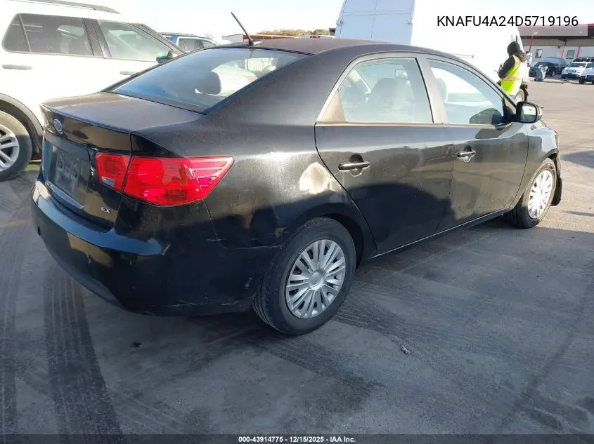 KNAFU4A24D5719196 2013 Kia Forte Ex