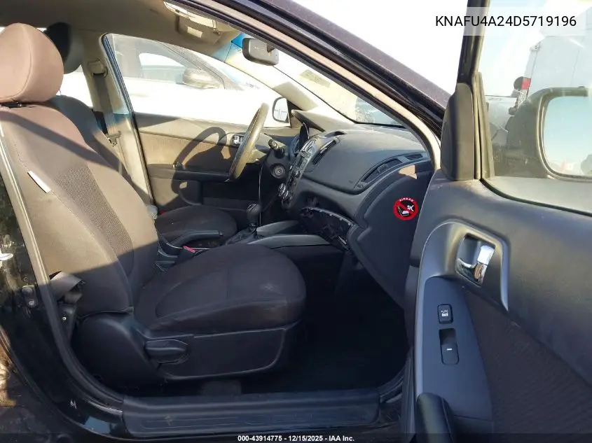 KNAFU4A24D5719196 2013 Kia Forte Ex