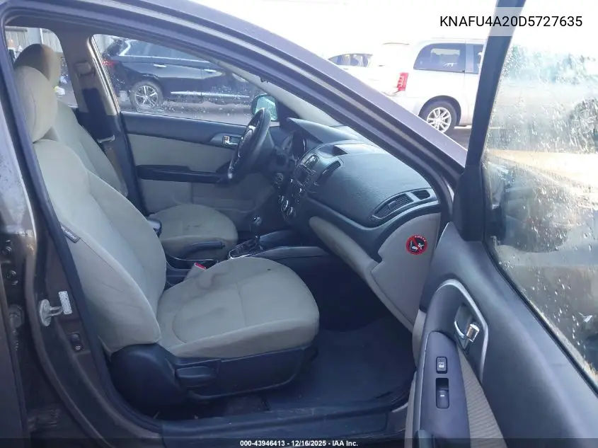 KNAFU4A20D5727635 2013 Kia Forte Ex