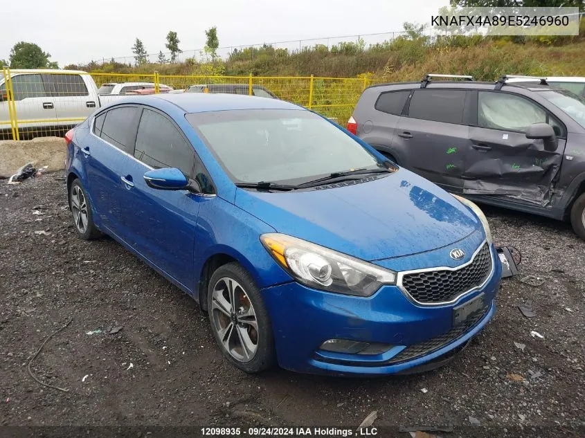 KNAFX4A89E5246960 2014 Kia Forte