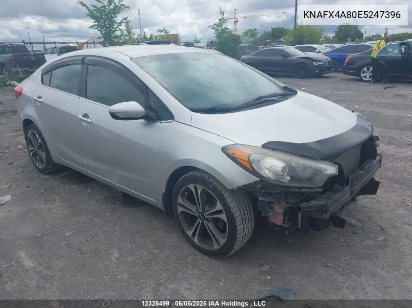 KNAFX4A80E5247396 2014 Kia Forte 2.0L Ex/2.0L Sx