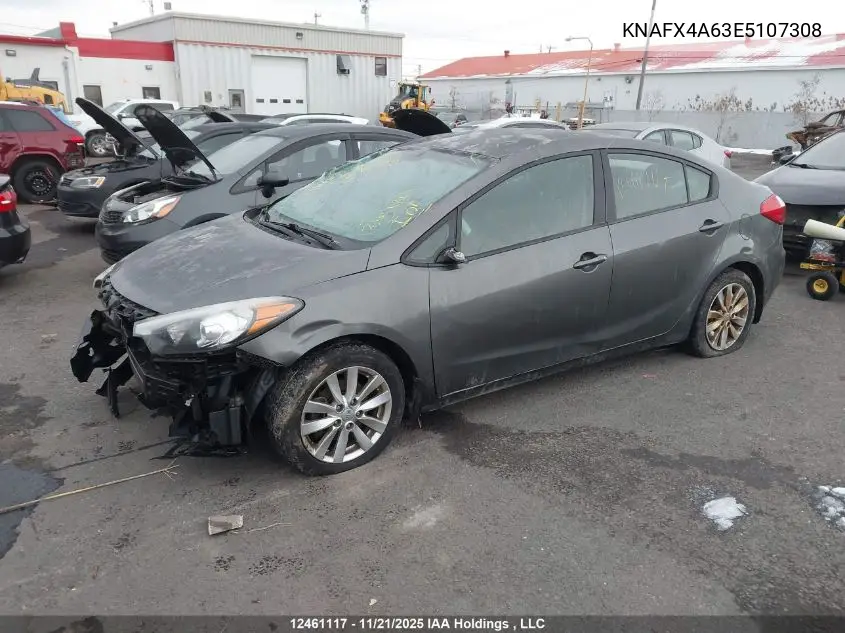 KNAFX4A63E5107308 2014 Kia Forte Lx