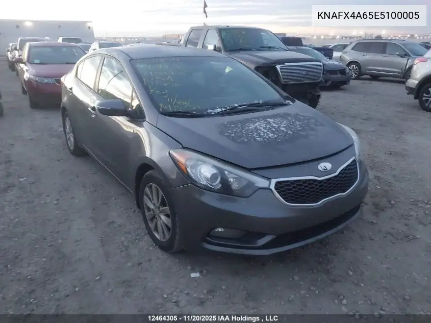 KNAFX4A65E5100005 2014 Kia Forte 1.8L Lx/1.8L Lx+/1.8L Se