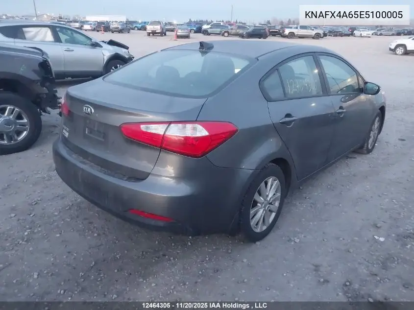 KNAFX4A65E5100005 2014 Kia Forte 1.8L Lx/1.8L Lx+/1.8L Se