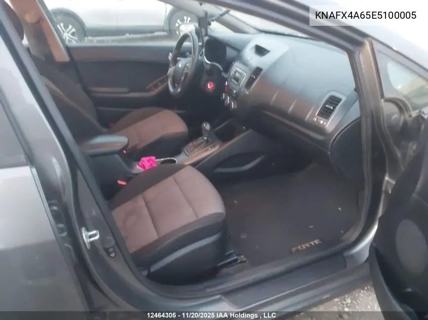 KNAFX4A65E5100005 2014 Kia Forte 1.8L Lx/1.8L Lx+/1.8L Se