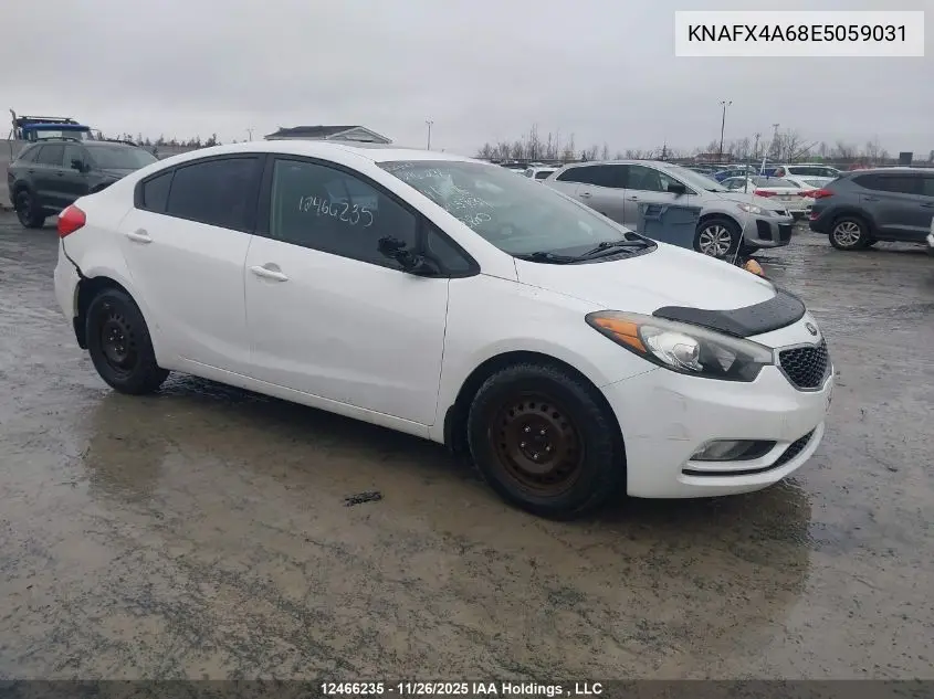 KNAFX4A68E5059031 2014 Kia Forte 1.8L Lx/1.8L Lx+/1.8L Se