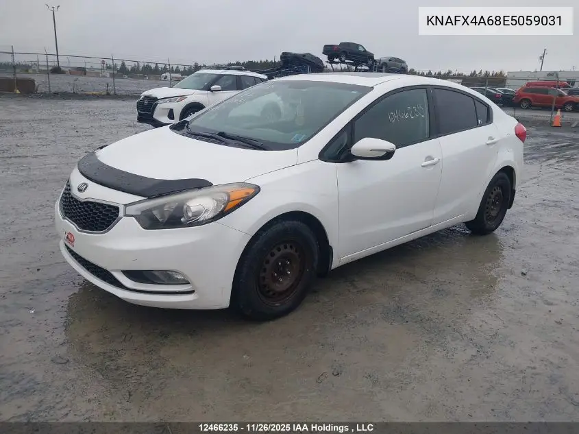 KNAFX4A68E5059031 2014 Kia Forte 1.8L Lx/1.8L Lx+/1.8L Se