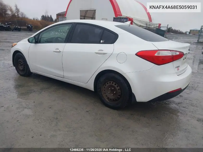 KNAFX4A68E5059031 2014 Kia Forte 1.8L Lx/1.8L Lx+/1.8L Se
