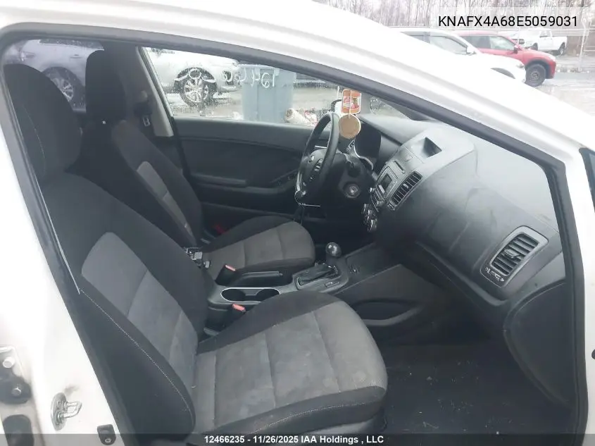 KNAFX4A68E5059031 2014 Kia Forte 1.8L Lx/1.8L Lx+/1.8L Se