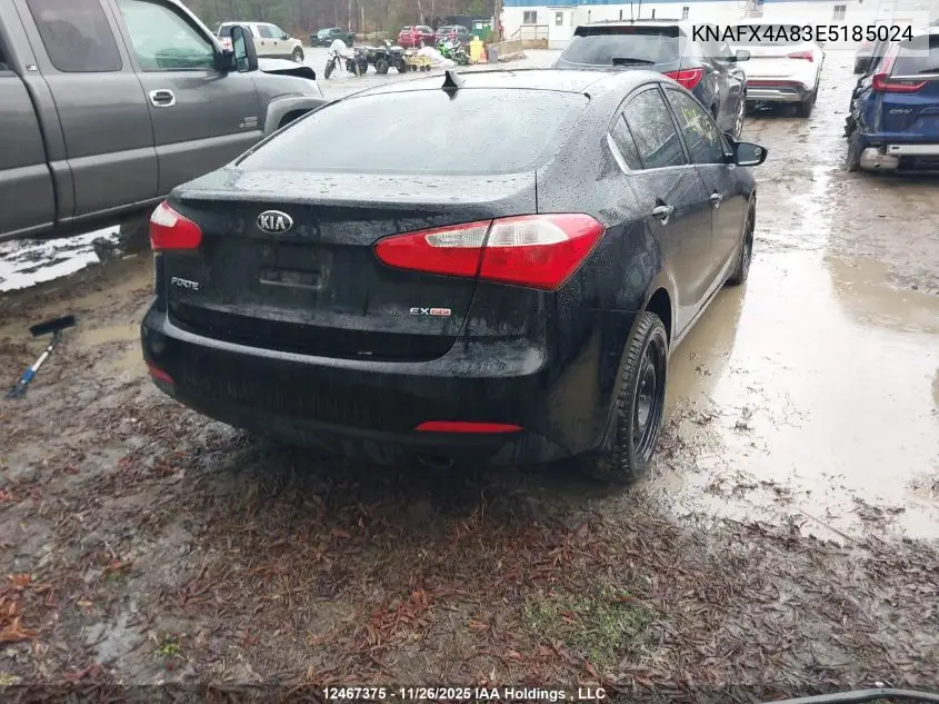KNAFX4A83E5185024 2014 Kia Forte