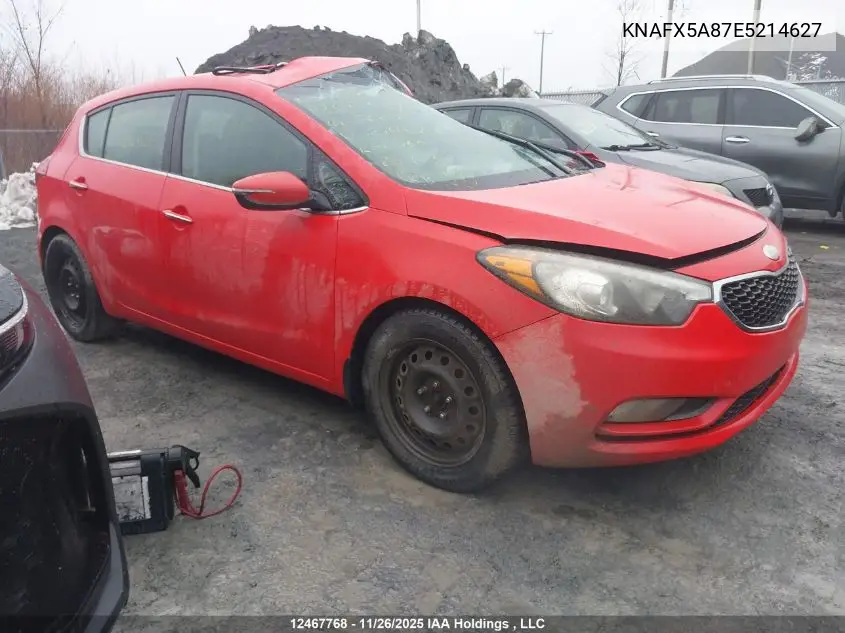 KNAFX5A87E5214627 2014 Kia Forte 2.0L Ex