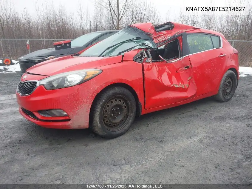 KNAFX5A87E5214627 2014 Kia Forte 2.0L Ex