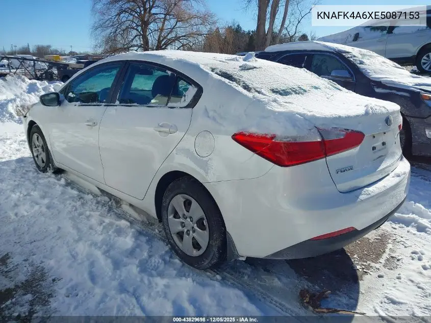 KNAFK4A6XE5087153 2014 Kia Forte Lx