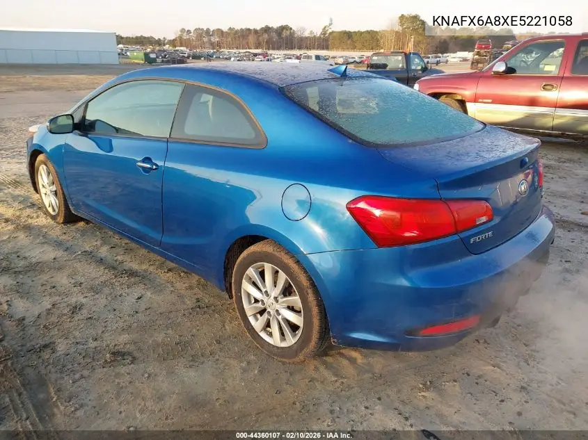 KNAFX6A8XE5221058 2014 Kia Forte Koup Ex