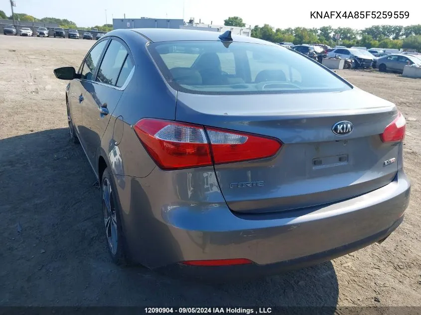 KNAFX4A85F5259559 2015 Kia Forte