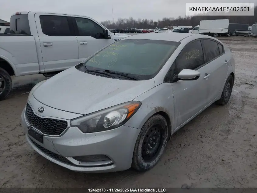 KNAFK4A64F5402501 2015 Kia Forte 1.8L Lx/1.8L Lx+/Lx+ Winter Edition