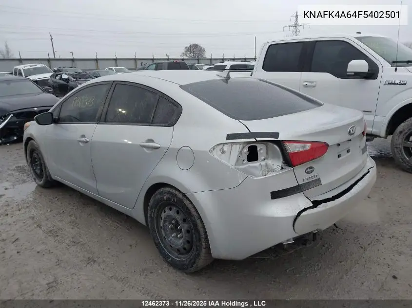 KNAFK4A64F5402501 2015 Kia Forte 1.8L Lx/1.8L Lx+/Lx+ Winter Edition