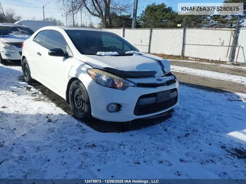 KNAFZ6A37F5280875 2015 Kia Forte Sx
