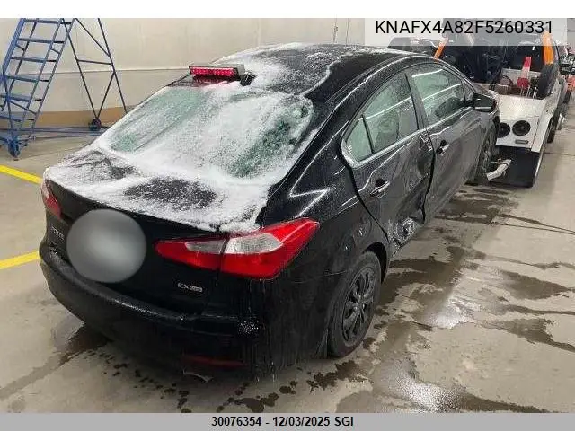 KNAFX4A82F5260331 2015 Kia Forte Ex