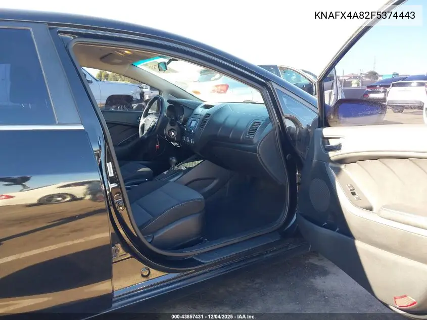 KNAFX4A82F5374443 2015 Kia Forte Ex