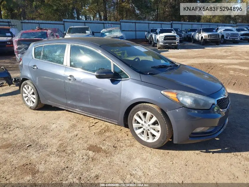 KNAFX5A83F5294896 2015 Kia Forte Ex