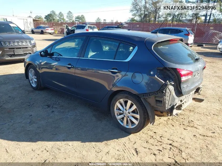 KNAFX5A83F5294896 2015 Kia Forte Ex