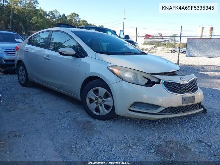 KNAFK4A69F5335345 2015 Kia Forte Lx